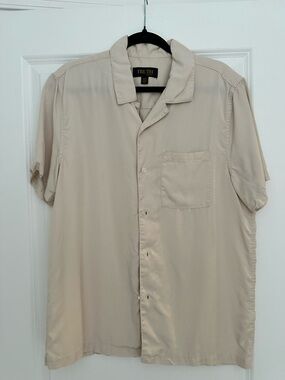 Truth Cream Collared Button-Up Top